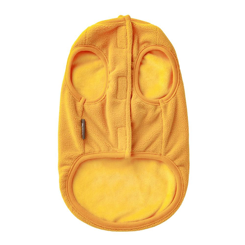 送料無料】フリース裏地付カットソー オレンジ Mサイズ ペット服(犬の