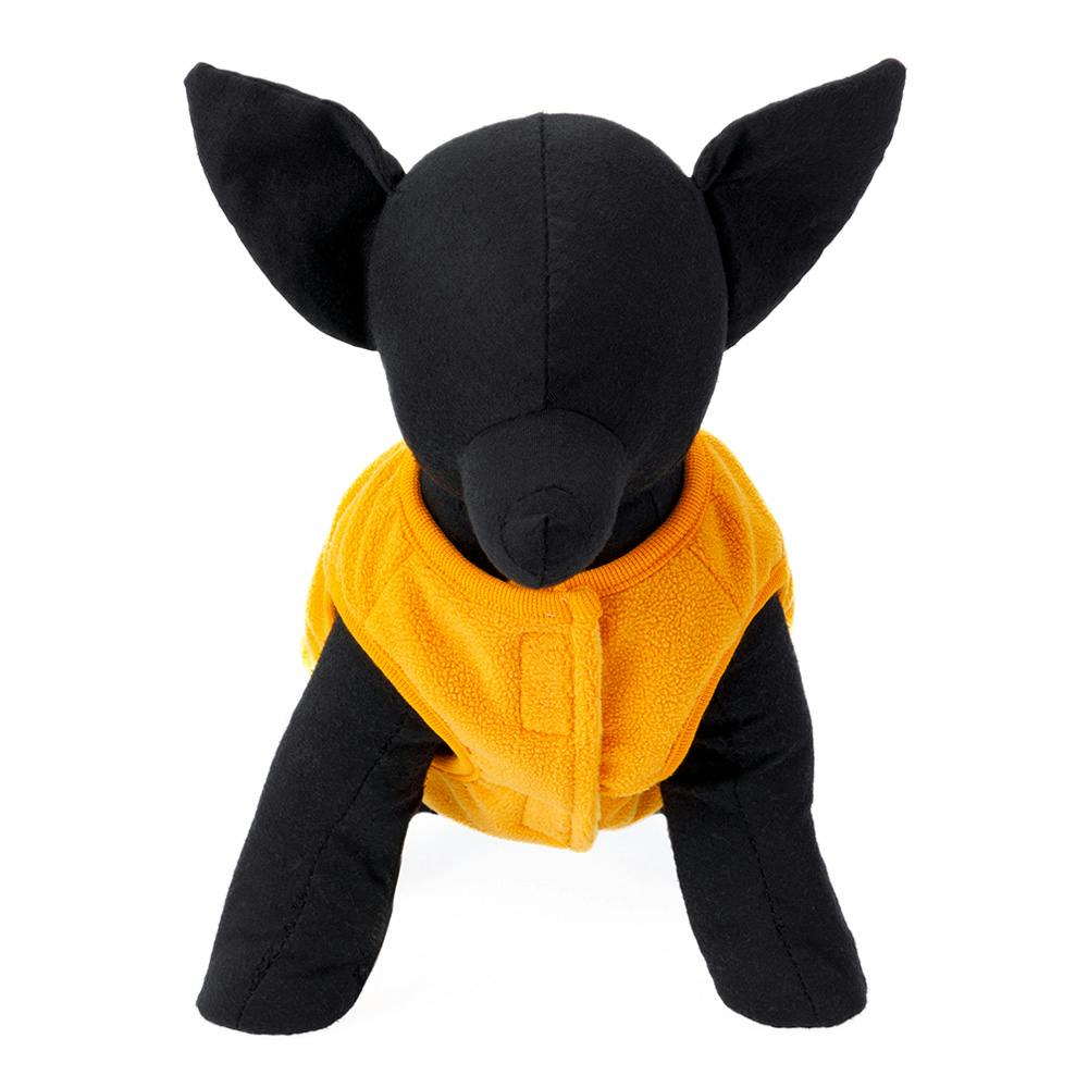 送料無料】フリース裏地付カットソー オレンジ SDサイズ ペット服(犬の