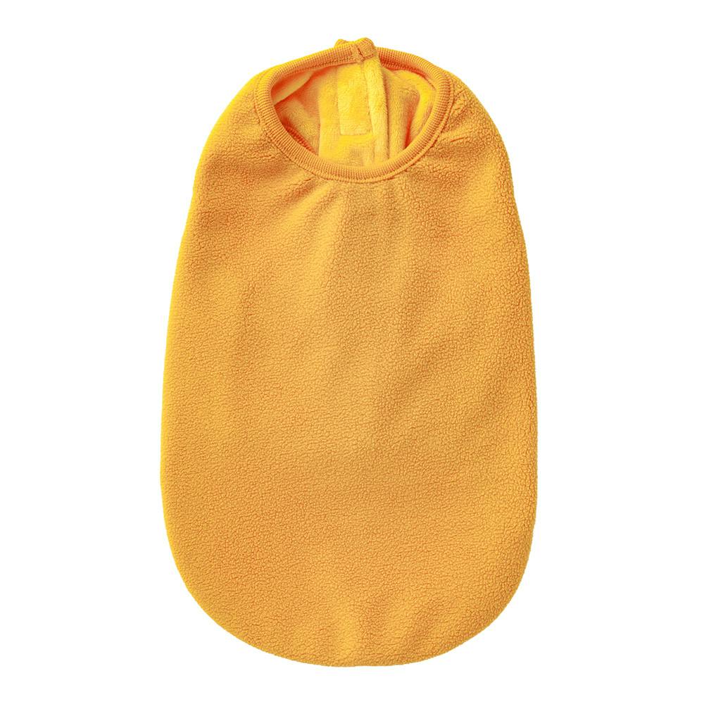 送料無料】フリース裏地付カットソー オレンジ 3Lサイズ ペット服(犬の