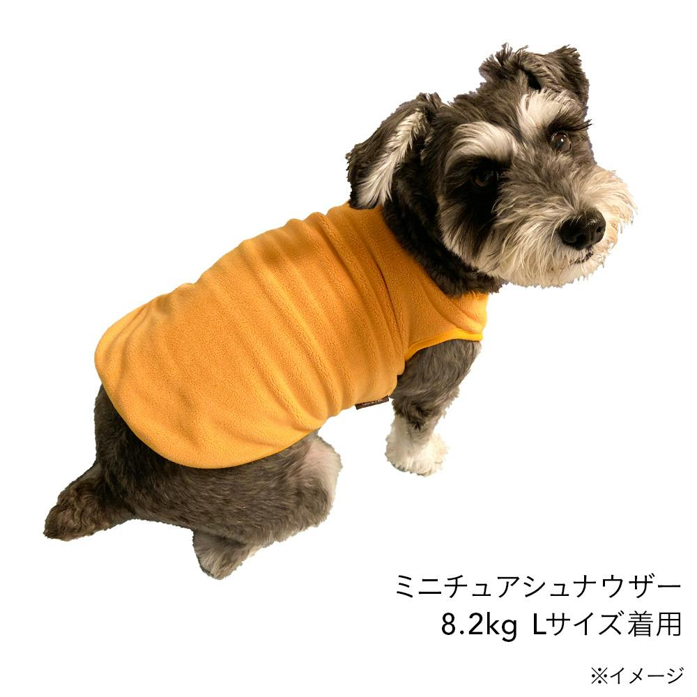 送料無料】フリース裏地付カットソー オレンジ 3Lサイズ ペット服(犬の