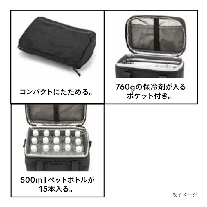 カインズ ソフトクーラーバッグ M ブラック