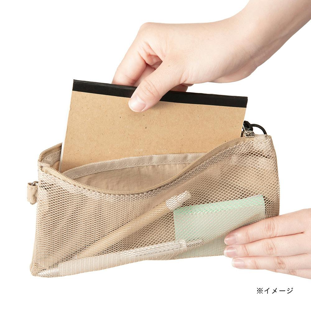 分けて収納できるツールームポーチ M ベージュ | スーツケース