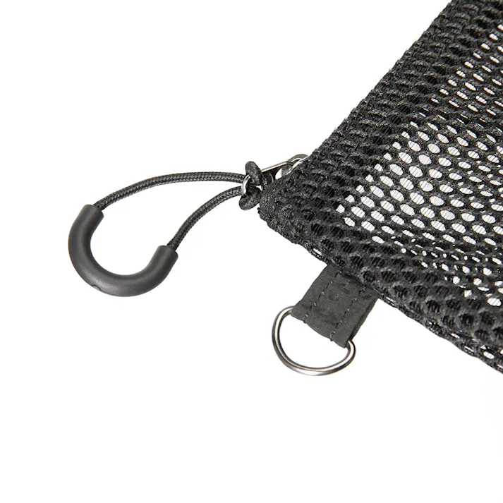 中身が見えやすいマルチメッシュポーチ S ブラック