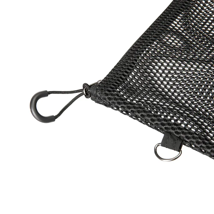 中身が見えやすいマルチメッシュポーチ L ブラック