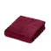 ふっくらドビーボーダー スリムバスタオル ワインレッド