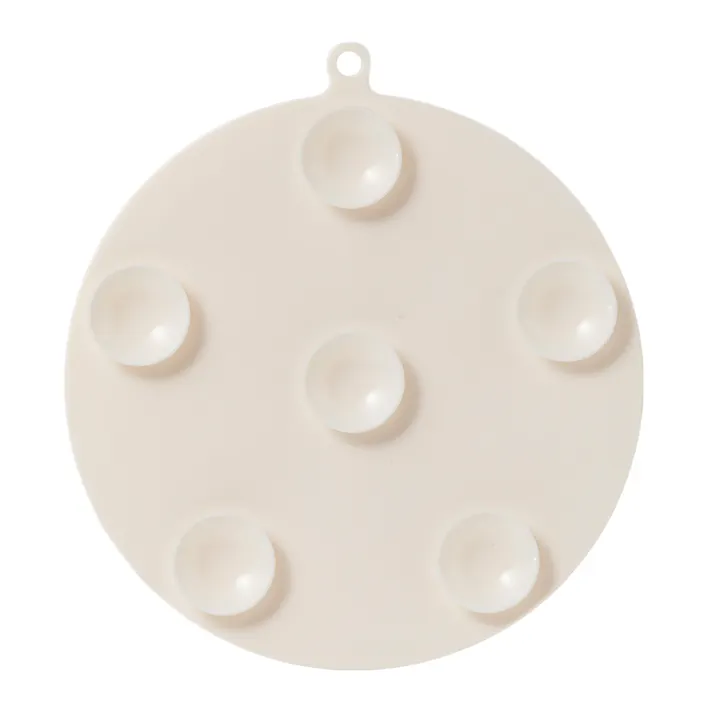 早食い防止マット サークル ホワイト