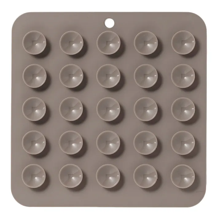 早食い防止マット スクエア ブラウン