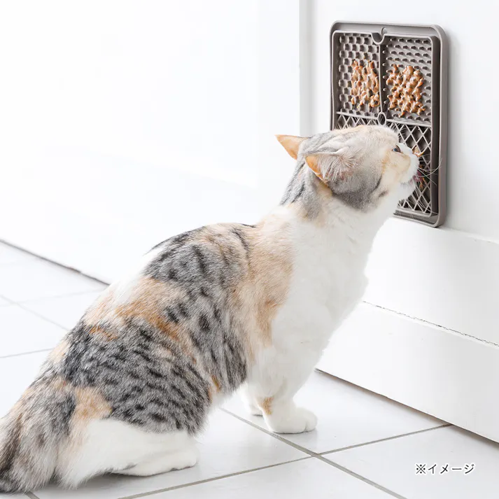 早食い防止マット スクエア ブラウン