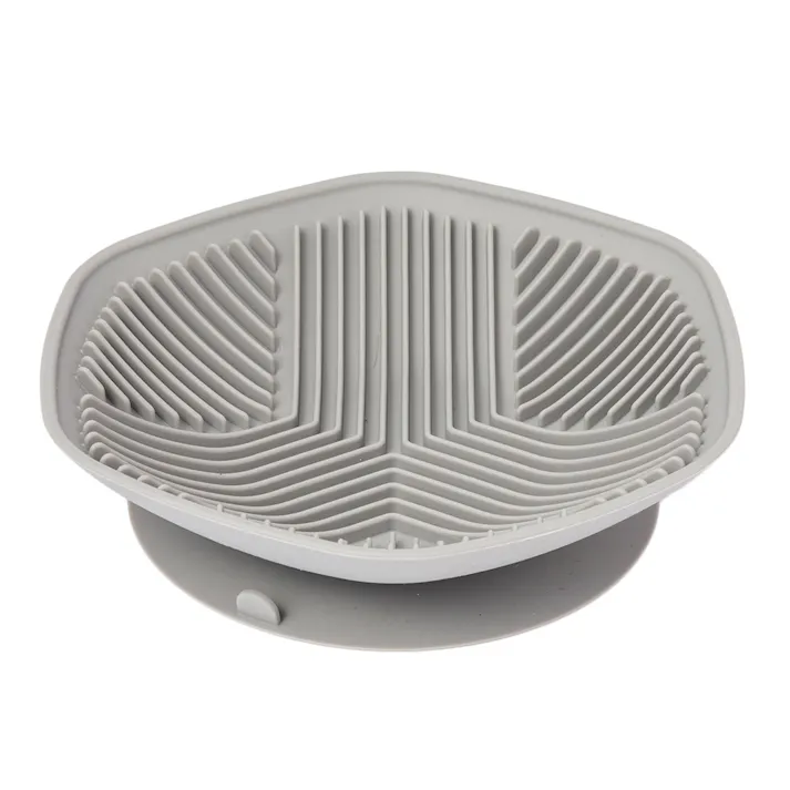 早食い防止マット ボウル ライトグレー