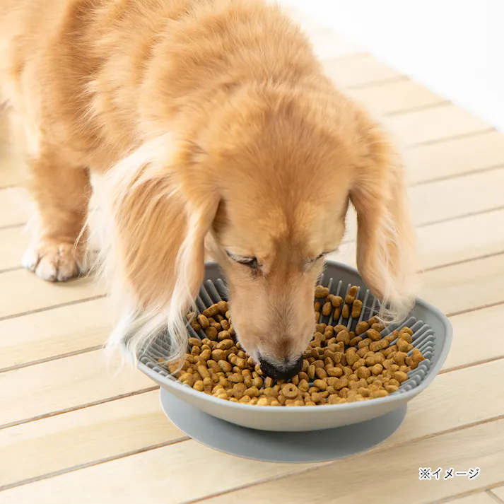 早食い防止マット ボウル ライトグレー