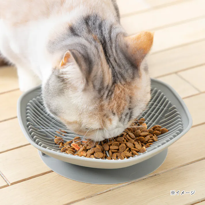 早食い防止マット ボウル ライトグレー