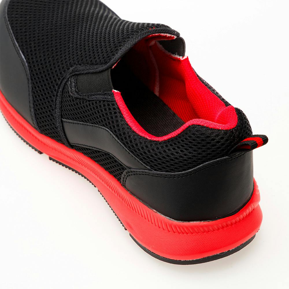 カインズ 安全スニーカー スリッポン ブラック 25.0cm | 作業着