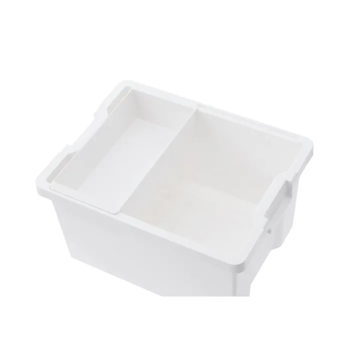 整理しやすいハードボックス Skitto 深型 ホワイト