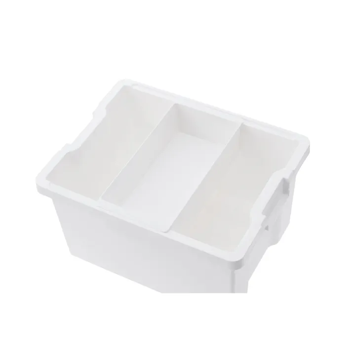 整理しやすいハードボックス Skitto 深型 ホワイト