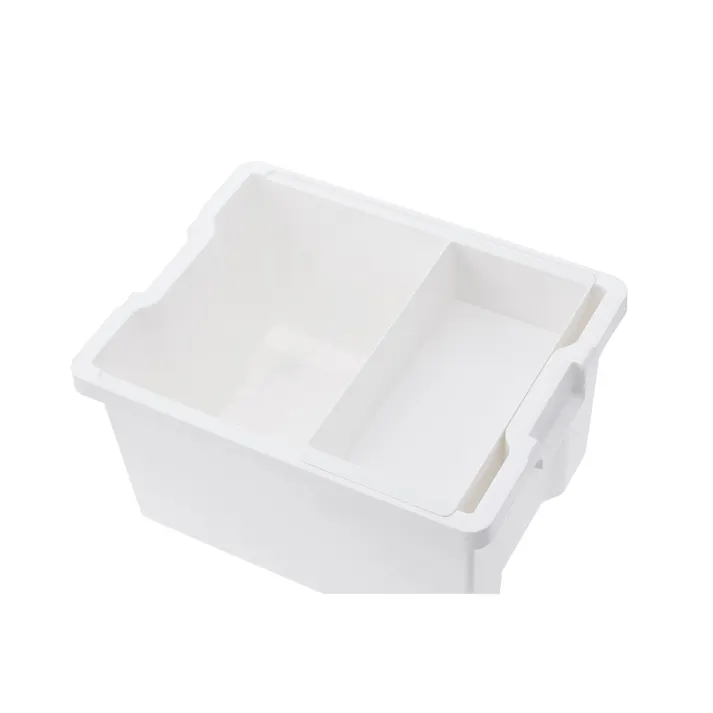 整理しやすいハードボックス Skitto 深型 ホワイト
