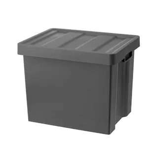 整理しやすいハードボックス Skitto 深型 グレー