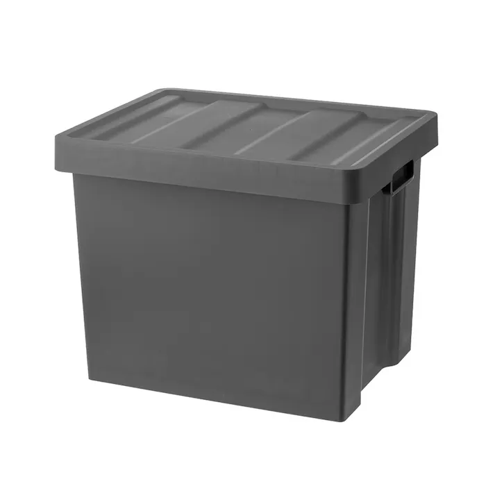 整理しやすいハードボックス Skitto 深型 グレー