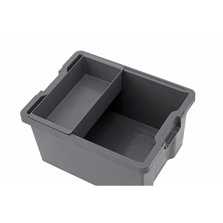 整理しやすいハードボックス Skitto 深型 グレー