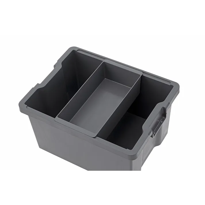 整理しやすいハードボックス Skitto 深型 グレー