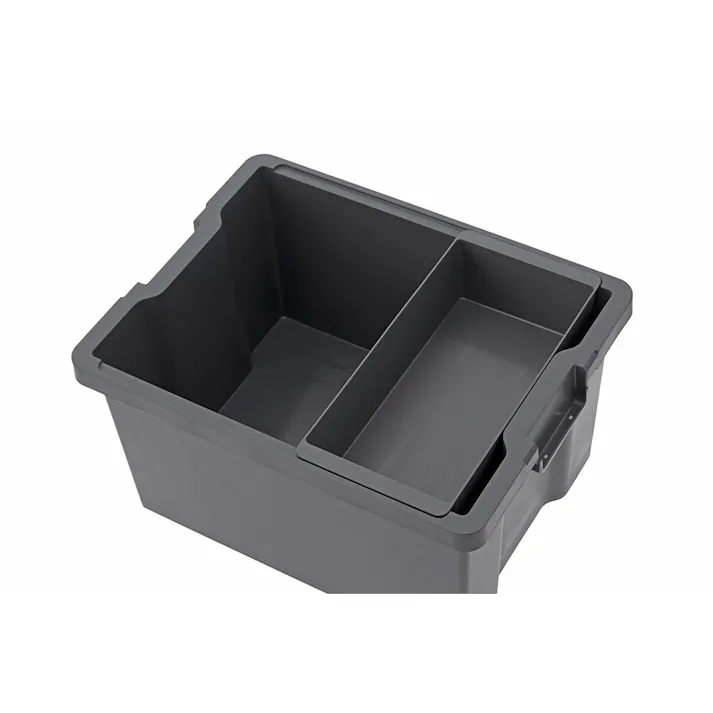 整理しやすいハードボックス Skitto 深型 グレー