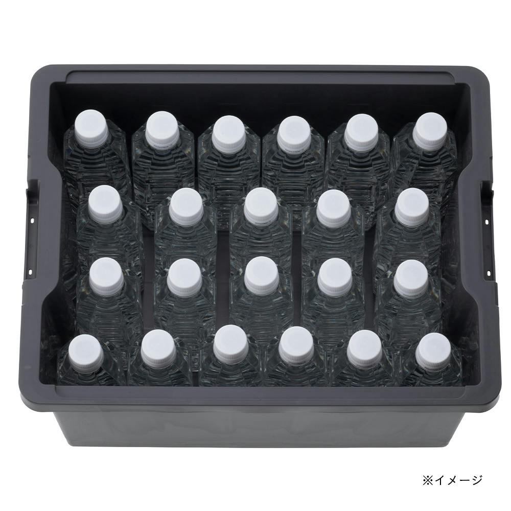 整理しやすいハードボックス Skitto 浅型 グレー | 作業工具