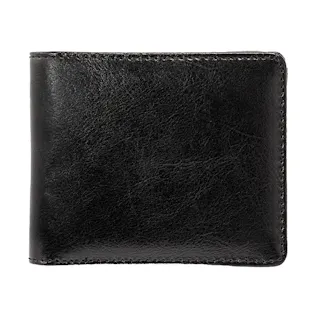 牛床革を使用した2つ折り財布