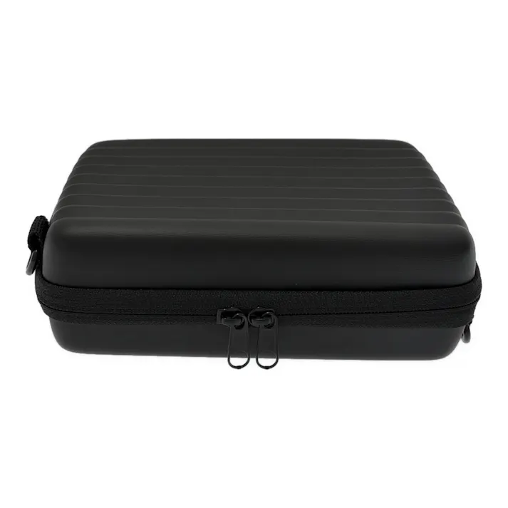 TRADDY ボックス型ミニバッグ ブラック M 幅18cm 奥行12cm 高さ6cm