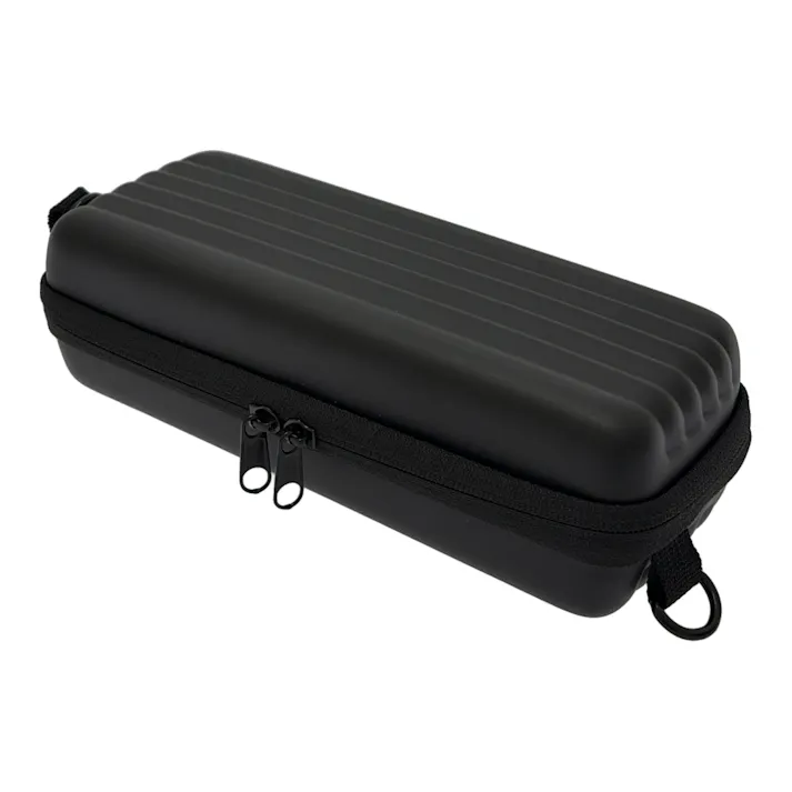 TRADDY ボックス型ミニバッグ ブラック スリム 幅21cm 奥行8.5cm 高さ6cm