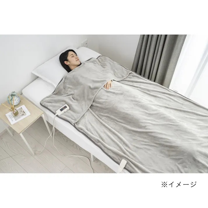 カインズ 両手が使える電気毛布 グレー CZ-HF40