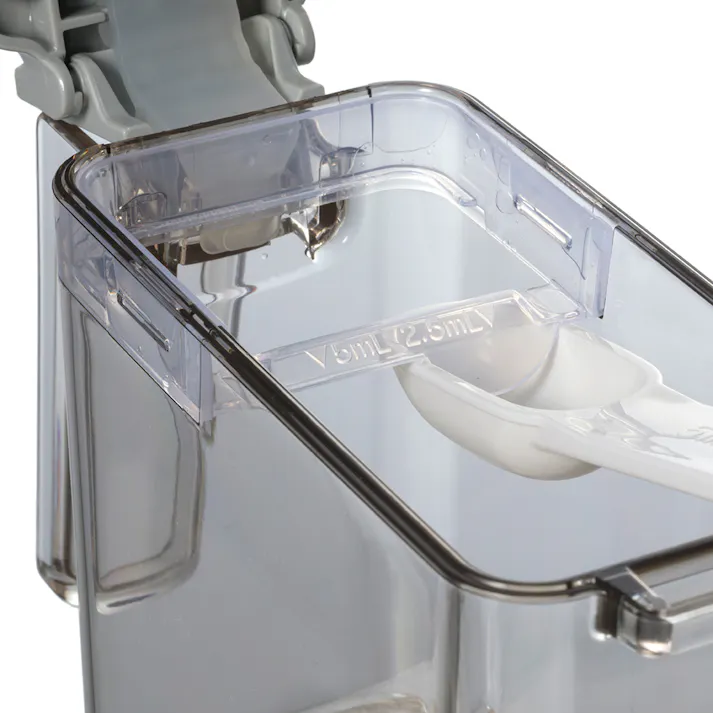 密閉調味料ポット スリム グレー