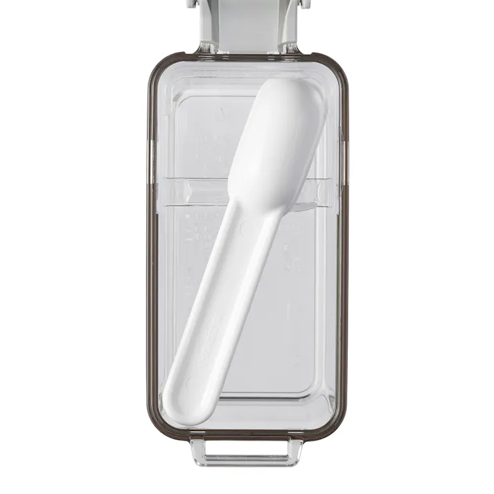 密閉調味料ポット スリム グレー