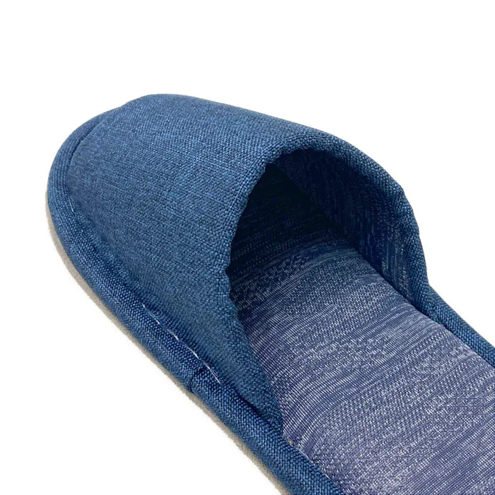 甲もひんやり冷感スリッパ ネイビー 27-29 25SS