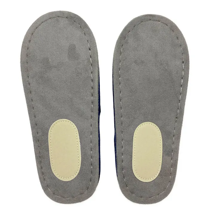 甲もひんやり冷感スリッパ ネイビー 25-27 25SS