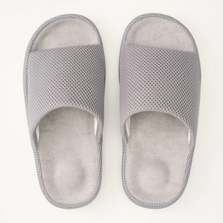 足裏硬刺激立体インソールスリッパ 23-25cm