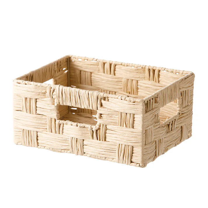 天然素材風ペーパーインナーボックス アイボリー S