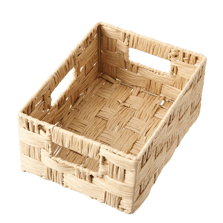 天然素材風ペーパーインナーボックス アイボリー S