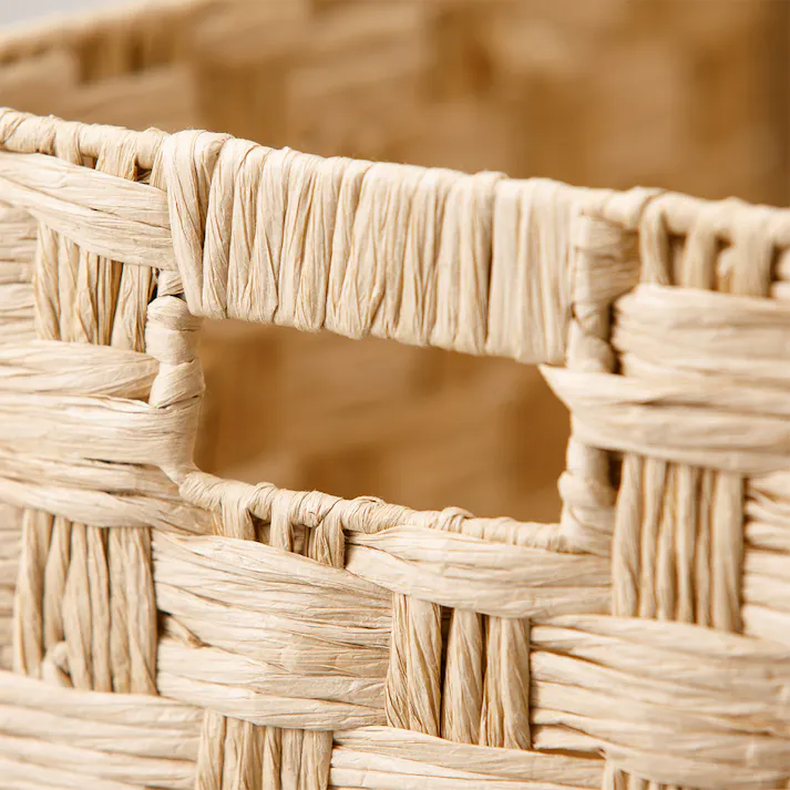 天然素材風ペーパーインナーボックス アイボリー S