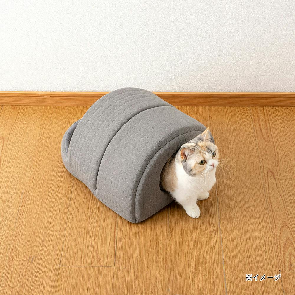 猫用ドームベッド キルトグレージュ Sサイズ | ペット用品（犬