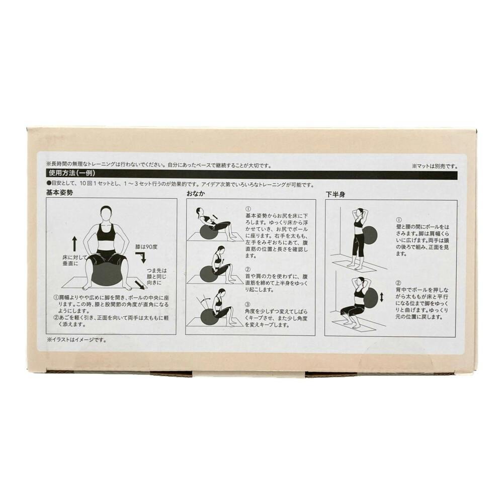 カインズ バランスボール 65cm ベージュ | ヨガマット・ヨガポール