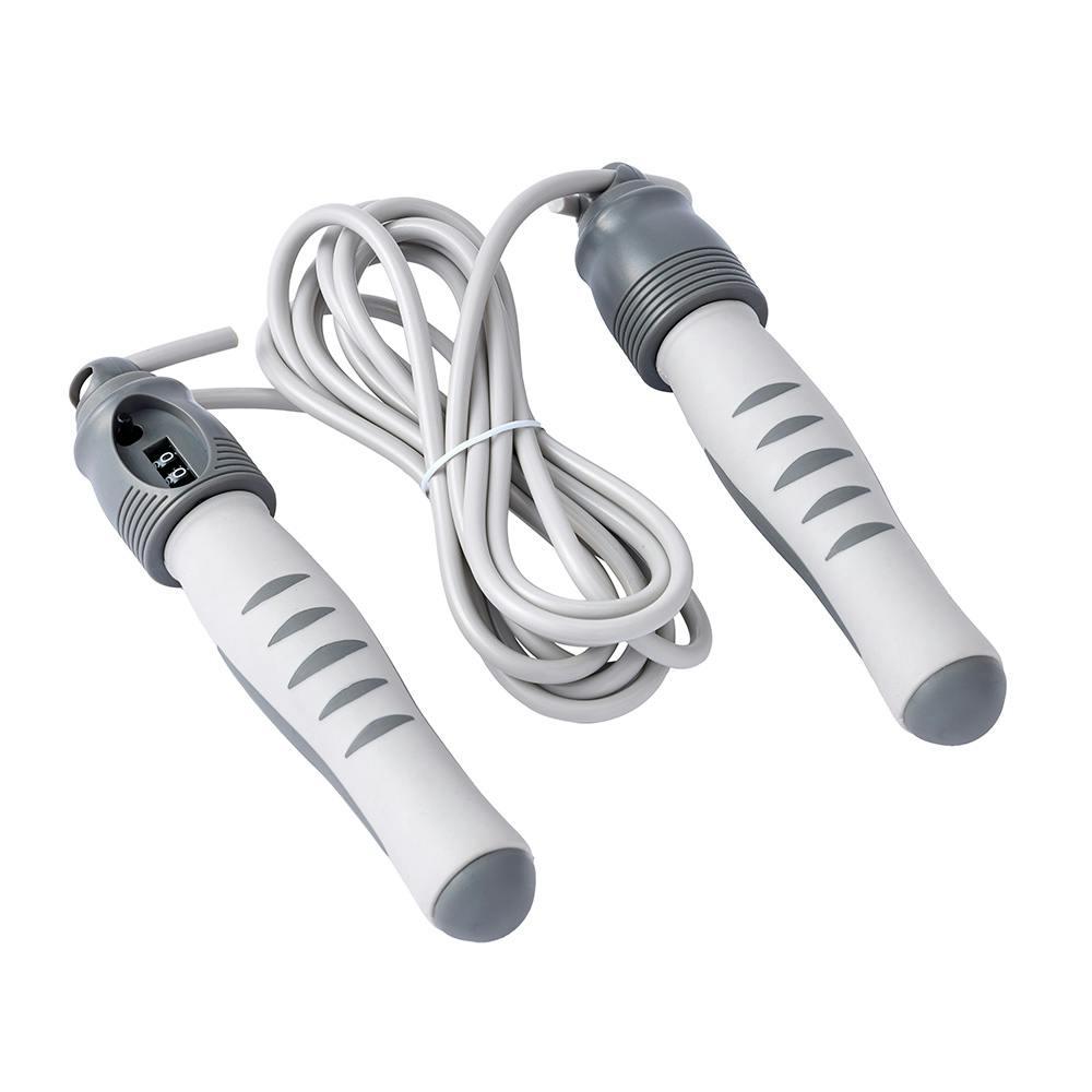 カインズ カウンター付ジャンプロープ グレー