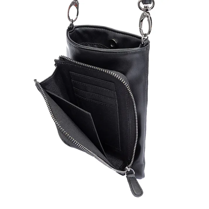 ソフトレザー スマホが入るショルダーバッグ