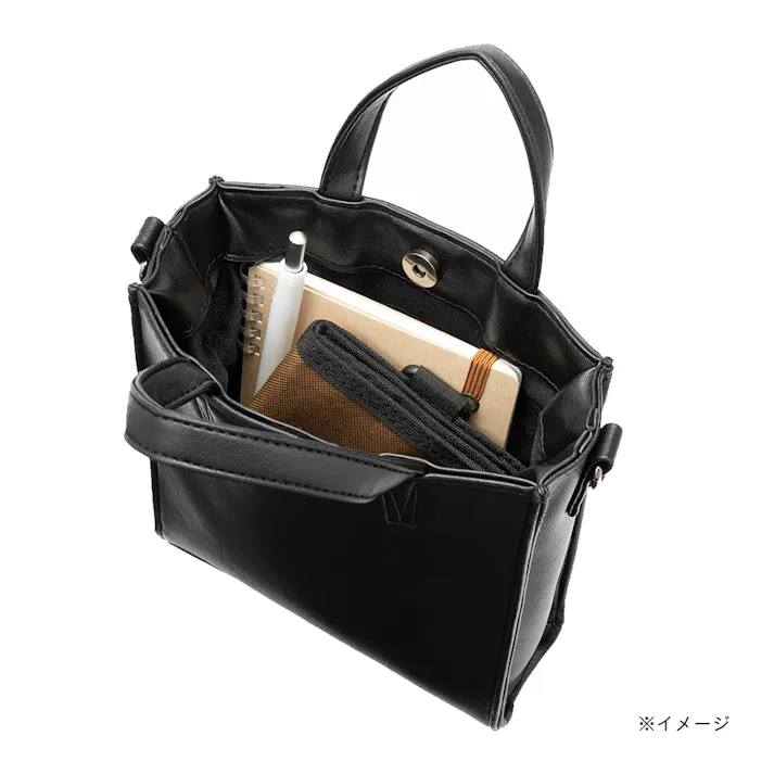 ソフトレザー ミニトート型ショルダーバッグ