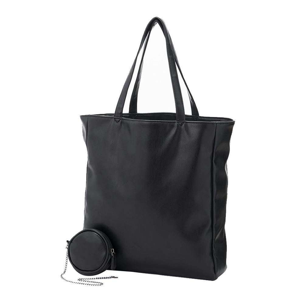 ソフトレザー ミニポーチ付きトートバッグ大 リュックサック・カジュアルバッグ ソフトレザー ミニポーチ付きトートバッグ大 リュックサック・カジュアルバッグ