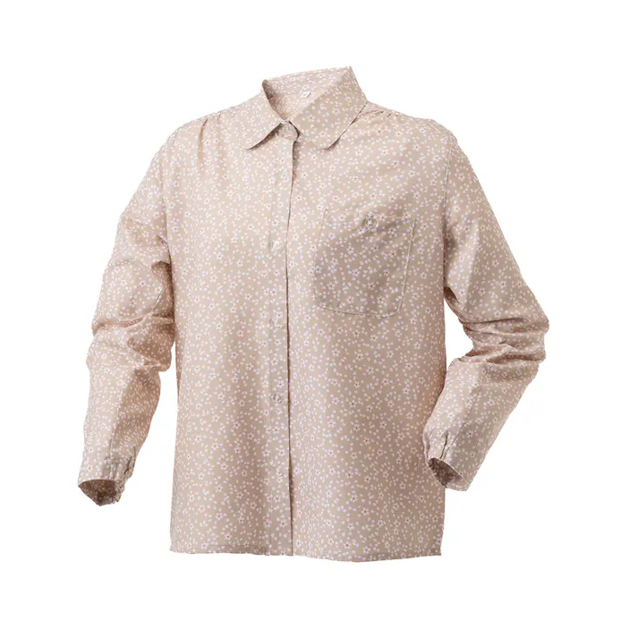 婦人作業着ブラウス M 小花柄