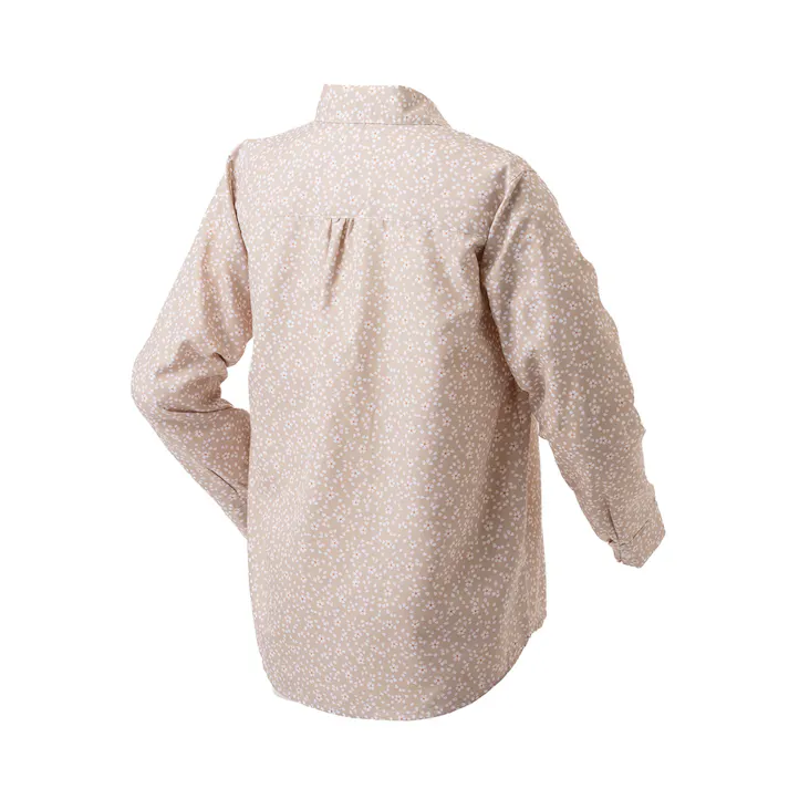 婦人作業着ブラウス M 小花柄