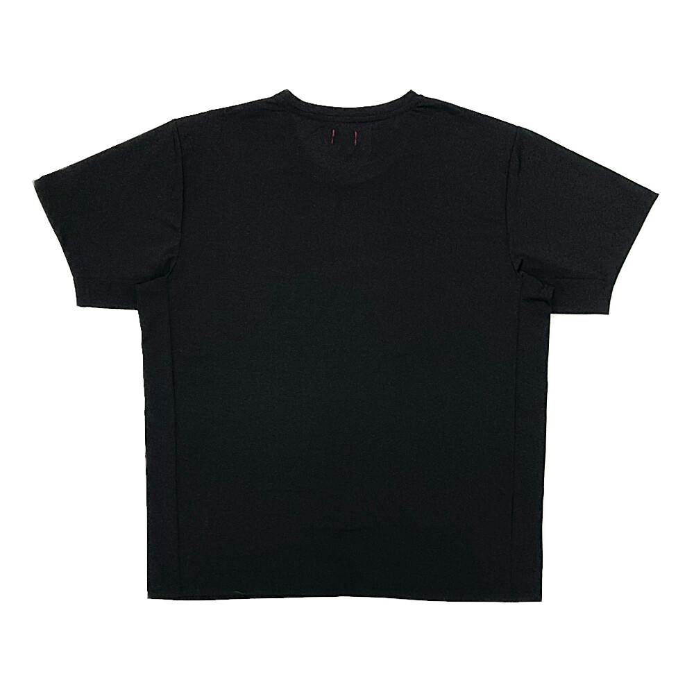 EDW ポケット付きTシャツ 半袖 L ブラック | 作業着・作業服