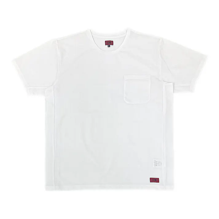 EDW ポケット付きTシャツ 半袖 LL ホワイト