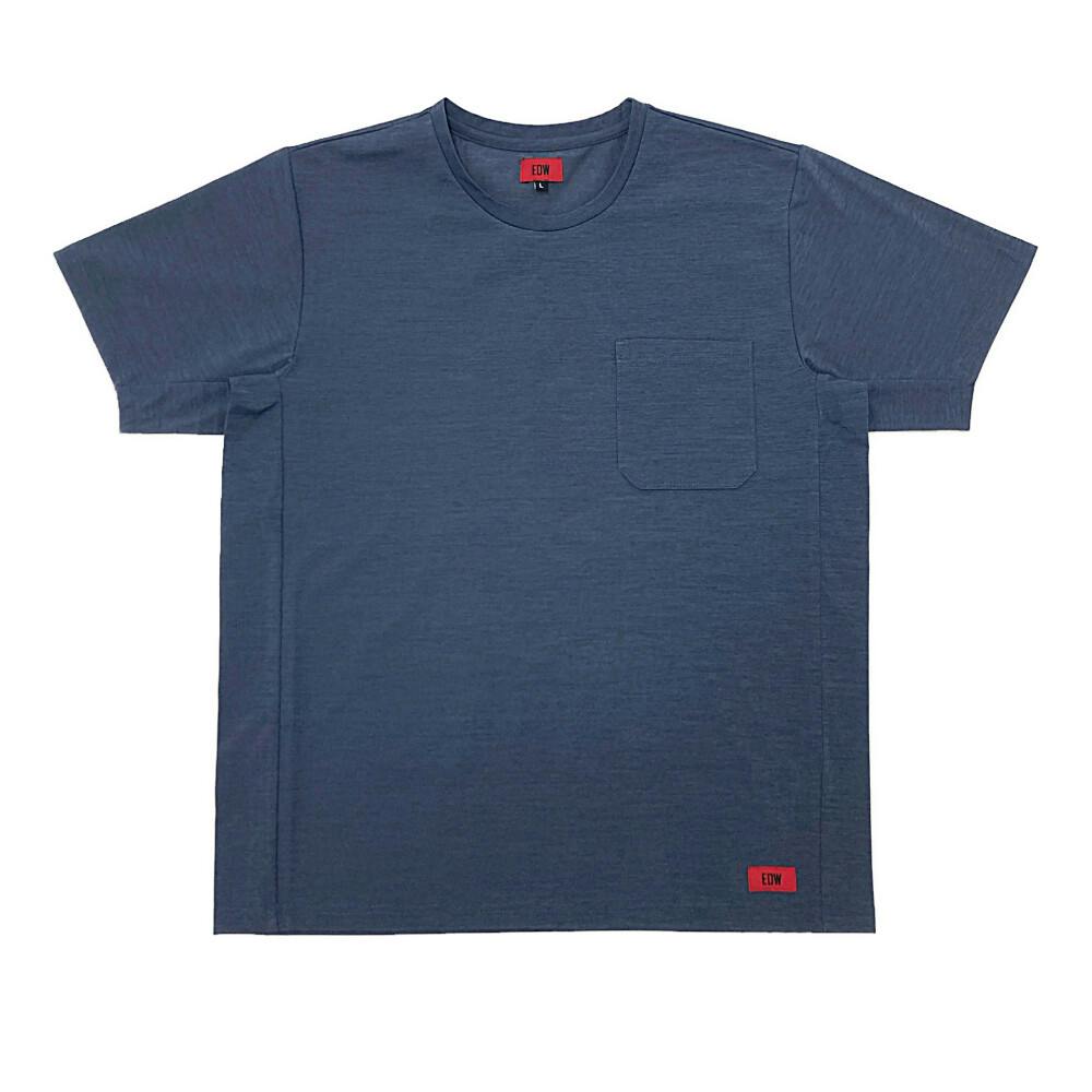 EDW ポケット付きTシャツ 半袖 L ネイビー シャツ・ブルゾン EDW ポケット付きTシャツ 半袖 L ネイビー シャツ・ブルゾン