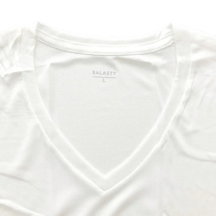 カインズ サラスティキュプラ混インナーTシャツ V首 L ホワイト