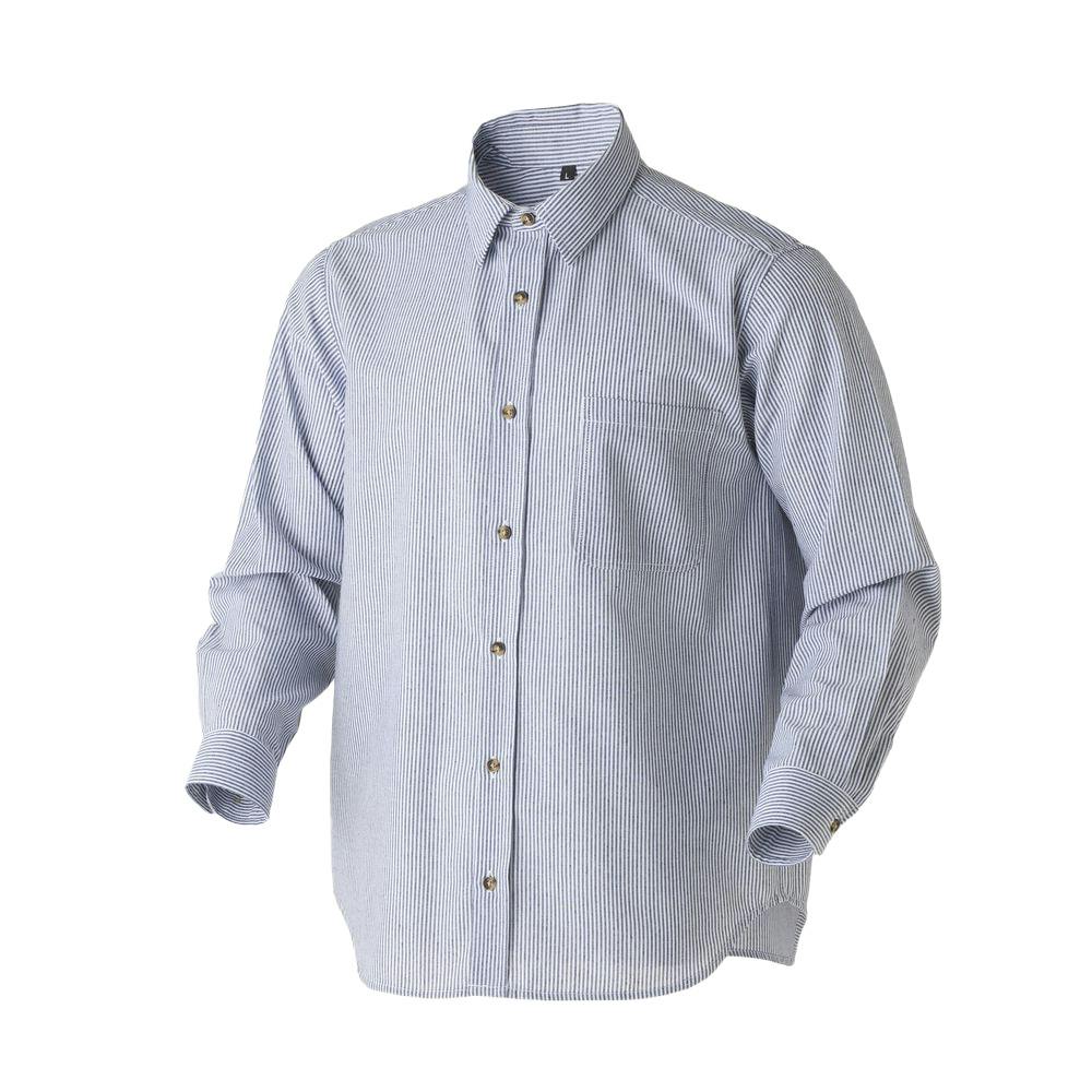 85-86FW ヒッコリーシャツ ヒッコリーシャツ M ネイビー | 作業着・作業服・安全靴 通販